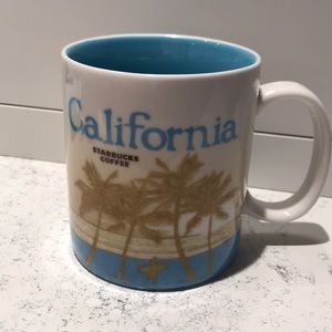 EUC Starbucks aqua California mug
